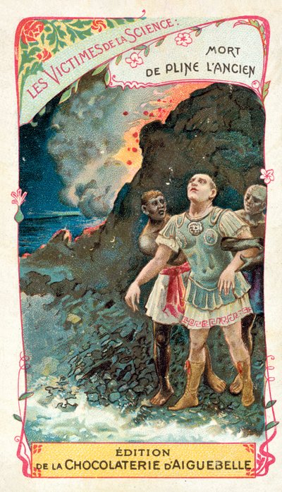 Death of Pliny the Elder in the eruption of Vesuvius, 79 by French School