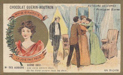 Delphine Gay wife of Girardin (1804-1855), French writer and journalist, author of 