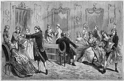 Demonstration by Frederic Antoine Mesmer (Franz Anton Mesmer) by French School
