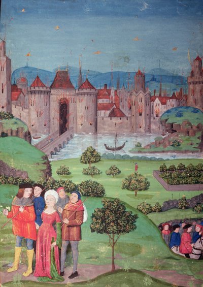 Departure of the Troops by French School