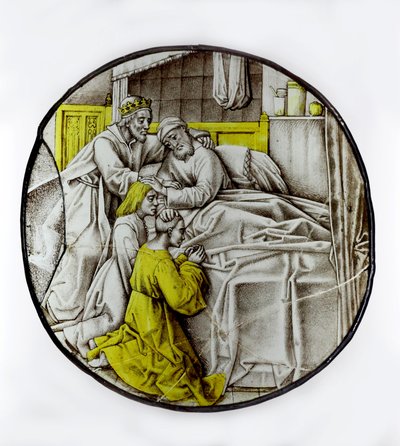 Jacob gives his blessing, originally from the Low Countries by French School