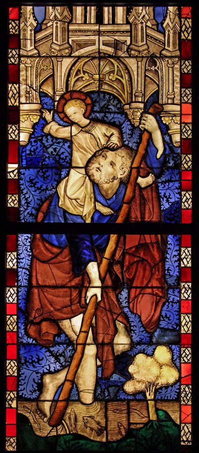 St Christopher, originally from a church in Cologne by French School