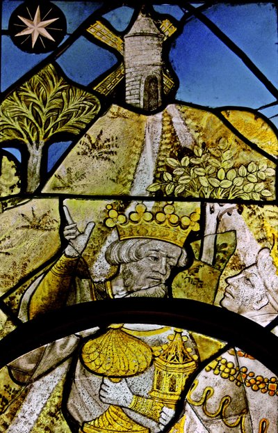 Detail from the Adoration of the Magi, originally from St Vivien, Rouen by French School