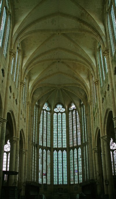A View of the East End of the Choir by French School
