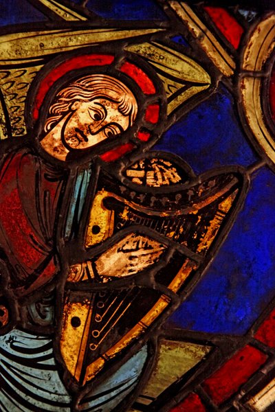 Musician angels (ex Varennes-Jarcy - originally from the Abbey de Gercy?) by French School