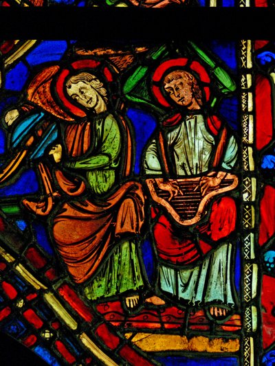 Musician angels (ex Varennes-Jarcy - originally from the Abbey de Gercy?) by French School