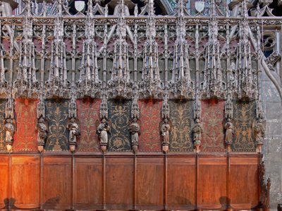 Part of the West Screen - Jubé - of the Choir by French School
