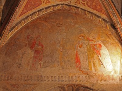 The Crucifixion with Mary and St John by French School