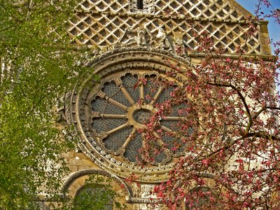 Wheel of Fortune on the North Façade by French School