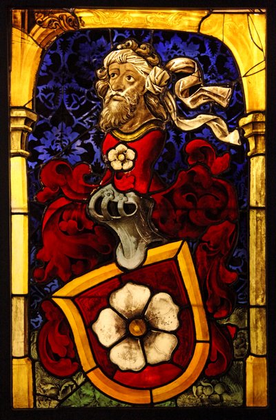 Arms of the Mullenheim family, c.1467. ex workshop of Peter Hemel; Alsace by French School