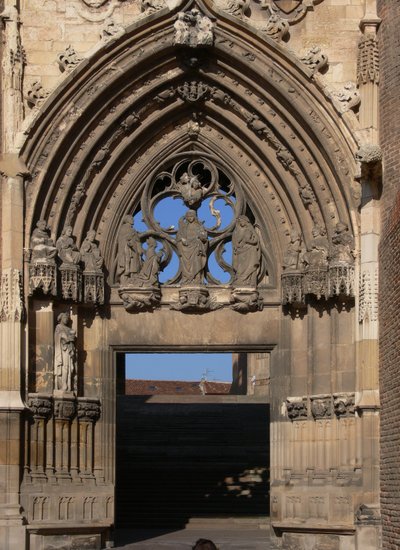 The Centre of the Fortified Gate by French School