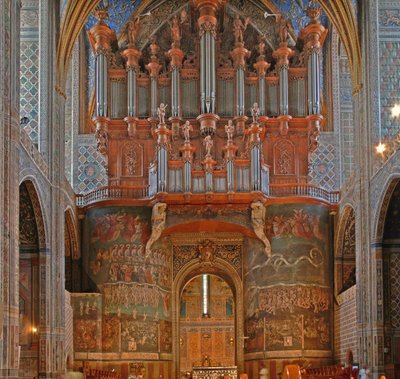 The Organ with the Last Judgement by French School
