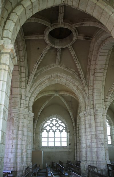 The south wall of the south transept by French School