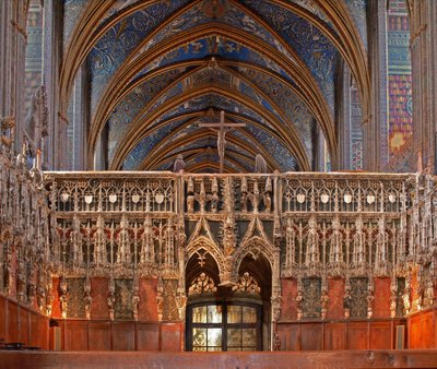 The West Screen - Jubé - of the Choir by French School