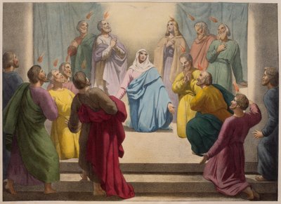 Descent of the Holy Spirit by French School