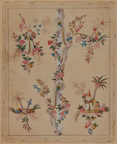 Design Drawing, second half 18th century by French School