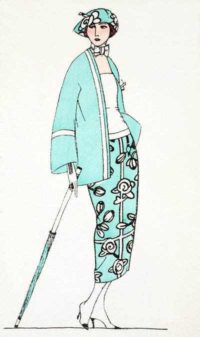 Design for a Day Dress, c.1919 by French School