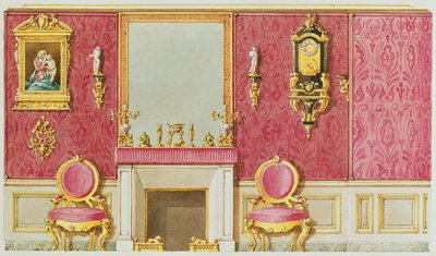 Design for a Salon at Rue Fortunee, the House Bought by Balzac by French School
