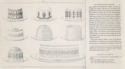 Designs for Timbale de Macaroni by Antonin Carême (engraving) by French School