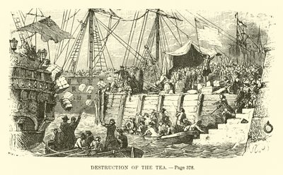 Destruction of the Tea by French School