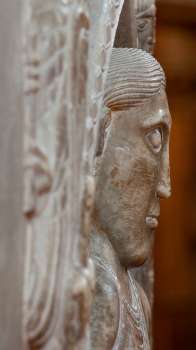 Detail, Christ in Majesty, the ambulatory by French School