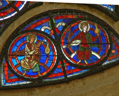Detail (two elders of the apocalypse) by French School