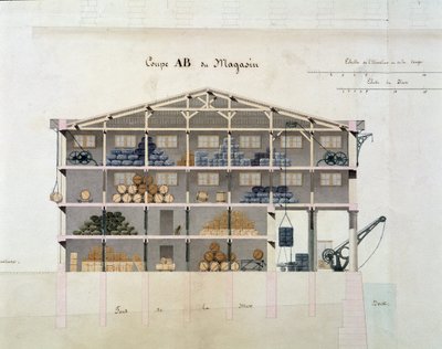 City of Marseille: Dock de la Tourelle (Detail) by French School