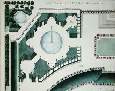 Detail of the Gardens at Marly by French School