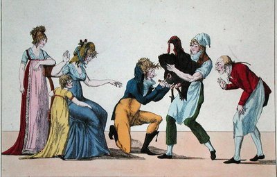 Dindonnade or The Rival of the Vaccine by French School