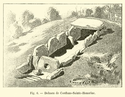 Dolmen of Conflans-Sainte-Honorine by French School