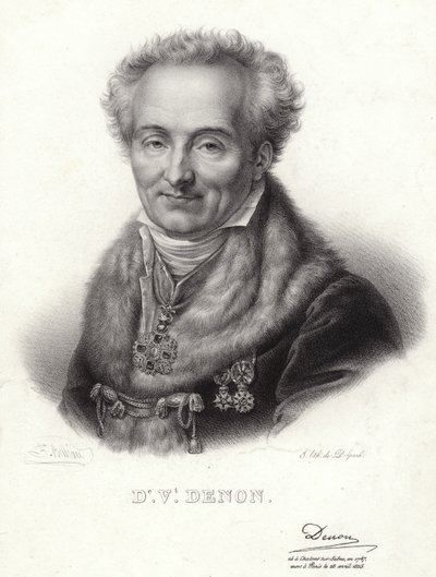 Dominique Vivant Baron de Denon by French School