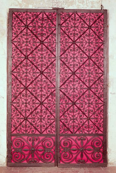 Door from the choir of Rouen Cathedral by French School