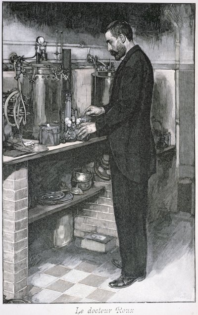 Dr. Pierre Emile Roux from La Revue Illustre, 1st October 1894 by French School