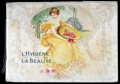 Drawing Depicting a Naked Young Woman Symbolizing Hygiene and Beauty by French School