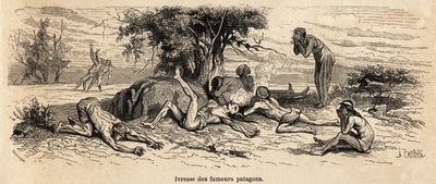 Drunkenness of smokers, illustration for 