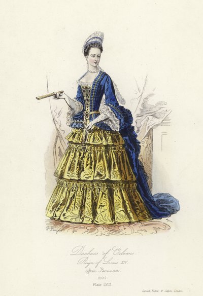 Duchess of Orleans, reign of Louis XIV of France by French School