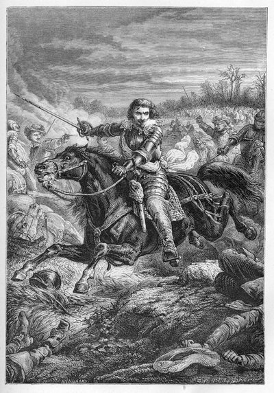 Duke Henry II of Montmorency at the Battle of Castelnaudary in 1632 by French School