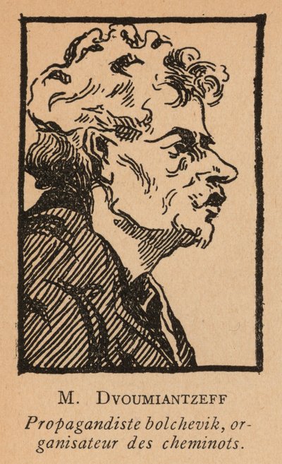 Dvumyantsev, Russian Bolshevik Propagandist and Organiser of Railway Workers by French School
