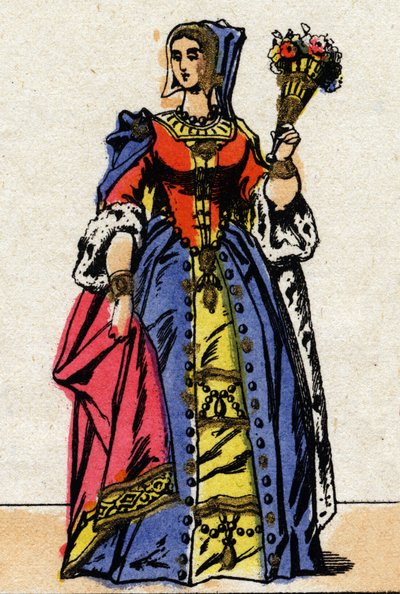 Valois Dynasty: Portrait of Mary of England (Mary Tudor) by French School