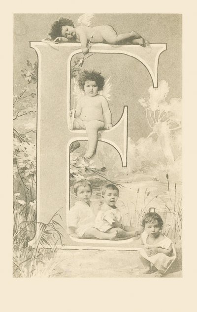 Five young children, naked in Cupid or in a small shirt by French School