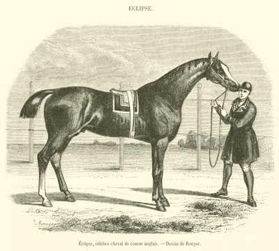 Eclipse, Famous English Racehorse by French School
