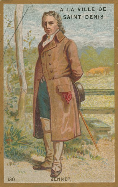 Edward Jenner by French School