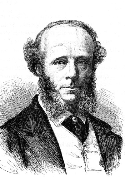 Edward Orange Wildman Whitehouse, English Electrical Engineer on the Transatlantic Telegraphic Cable by French School
