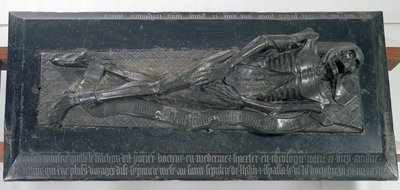 Effigy of Guillaume Lefranchois (d.1446) known as Potier, Doctor and Canon of Bethune, 1446 by French School