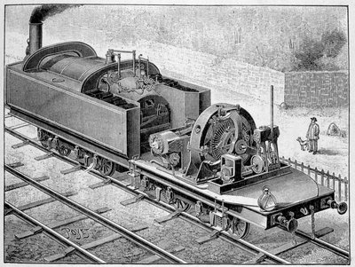 Electric locomotive Heilmann - in 