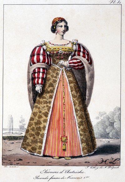 Eleonore of Austria (1498-1558), infante of Spain, wife of King Manoel of Portugal and second wife of Francois I, king of France by French School