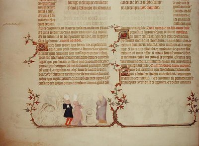 Eliezer presents Rebecca to Isaac, from 