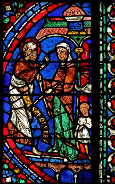 Elijah Meets the Widow of Sarepta Picking Up Sticks by French School