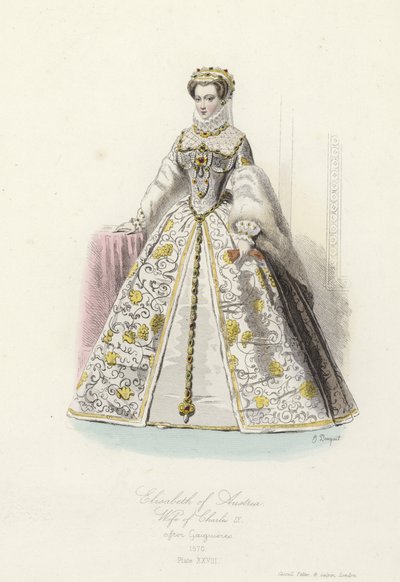 Elisabeth of Austria, wife of Charles IX of France by French School
