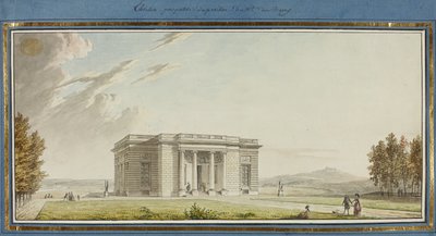 Elevation Perspective of the Pavilion of Madame Du Barry by French School